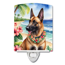 Load image into Gallery viewer, Belgian Malinois Luau Ceramic Night Light