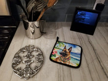 Load image into Gallery viewer, Belgian Malinois Luau Pot Holders - Set of 2 Decorative Kitchen Helpers | Made in the USA