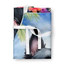 Load image into Gallery viewer, Belgian Sheepdog Luau Apron – Artist-Designed Kitchen, BBQ &amp; Craft Apron