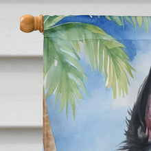 Load image into Gallery viewer, Belgian Sheepdog Luau House Flag