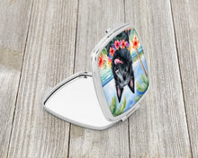 Load image into Gallery viewer, Belgian Sheepdog Luau Compact Mirror – Stylish Purse Mirror with Artistic Covers
