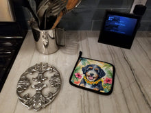 Load image into Gallery viewer, Bernedoodle Luau Pot Holders - Set of 2 Decorative Kitchen Helpers | Made in the USA