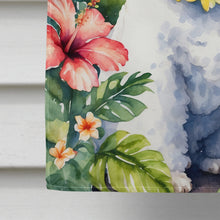 Load image into Gallery viewer, Bichon Frise Luau House Flag