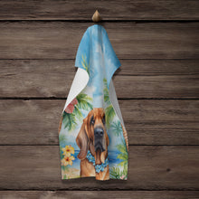 Load image into Gallery viewer, Bloodhound Luau Kitchen Towel