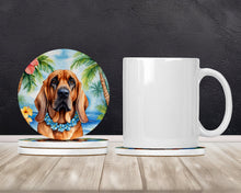 Load image into Gallery viewer, Bloodhound Luau Large Sandstone Coasters Pack of 4