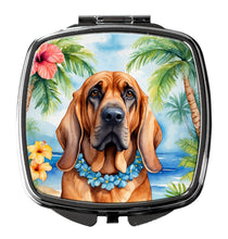 Load image into Gallery viewer, Bloodhound Luau Compact Mirror – Stylish Purse Mirror with Artistic Covers