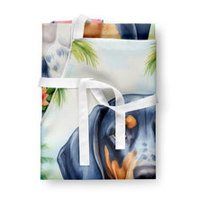 Load image into Gallery viewer, Bluetick Coonhound Luau Apron – Artist-Designed Kitchen, BBQ &amp; Craft Apron