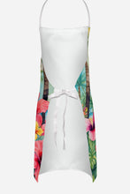 Load image into Gallery viewer, Border Collie Luau Apron – Artist-Designed Kitchen, BBQ &amp; Craft Apron