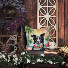 Load image into Gallery viewer, Border Collie Luau Throw Pillow
