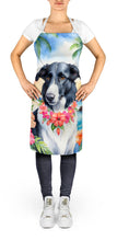 Load image into Gallery viewer, Borzoi Luau Apron – Artist-Designed Kitchen, BBQ &amp; Craft Apron
