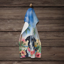 Load image into Gallery viewer, Borzoi Luau Kitchen Towel