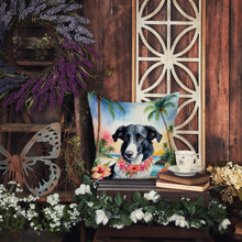 Load image into Gallery viewer, Borzoi Luau Throw Pillow - 14x14 Decorative Pillow – Art for Your Home &amp; Patio