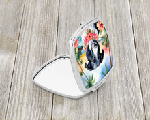 Load image into Gallery viewer, Borzoi Luau Compact Mirror – Stylish Purse Mirror with Artistic Covers
