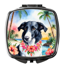 Load image into Gallery viewer, Borzoi Luau Compact Mirror – Stylish Purse Mirror with Artistic Covers