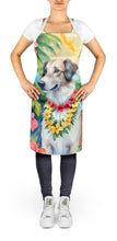 Load image into Gallery viewer, Borzoi Luau Apron – Artist-Designed Kitchen, BBQ &amp; Craft Apron