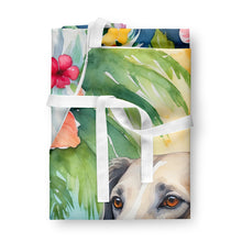 Load image into Gallery viewer, Borzoi Luau Apron – Artist-Designed Kitchen, BBQ &amp; Craft Apron