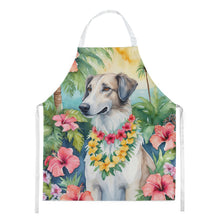 Load image into Gallery viewer, Borzoi Luau Apron – Artist-Designed Kitchen, BBQ &amp; Craft Apron