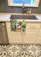 Load image into Gallery viewer, Borzoi Luau Kitchen Towel