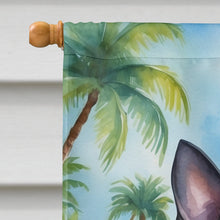 Load image into Gallery viewer, Boston Terrier Luau House Flag