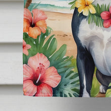 Load image into Gallery viewer, Boston Terrier Luau House Flag