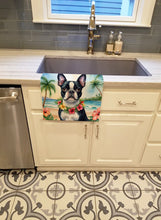 Load image into Gallery viewer, Boston Terrier Luau Kitchen Towel