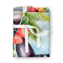 Load image into Gallery viewer, Boston Terrier Luau Apron – Artist-Designed Kitchen, BBQ &amp; Craft Apron