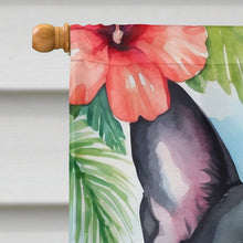 Load image into Gallery viewer, Boston Terrier Luau House Flag
