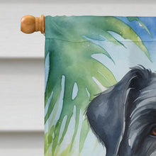 Load image into Gallery viewer, Bouvier des Flandres Luau House Flag