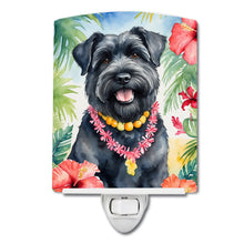 Load image into Gallery viewer, Bouvier des Flandres Luau Ceramic Night Light