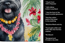 Load image into Gallery viewer, Bouvier des Flandres Luau Kitchen Towel