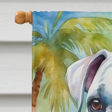 Load image into Gallery viewer, White Boxer Luau House Flag