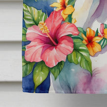 Load image into Gallery viewer, White Boxer Luau House Flag
