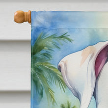 Load image into Gallery viewer, White Boxer Luau House Flag