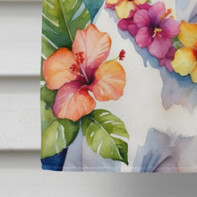Load image into Gallery viewer, White Boxer Luau House Flag