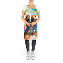 Load image into Gallery viewer, Boxer Luau Apron – Artist-Designed Kitchen, BBQ &amp; Craft Apron