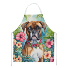 Load image into Gallery viewer, Boxer Luau Apron – Artist-Designed Kitchen, BBQ &amp; Craft Apron