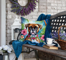 Load image into Gallery viewer, Boxer Luau Throw Pillow