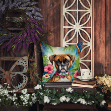 Load image into Gallery viewer, Boxer Luau Throw Pillow