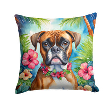 Load image into Gallery viewer, Boxer Luau Throw Pillow