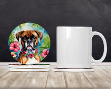 Load image into Gallery viewer, Boxer Luau Large Sandstone Coasters Pack of 4