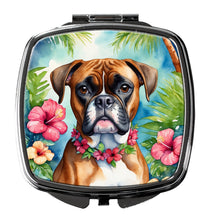 Load image into Gallery viewer, Boxer Luau Compact Mirror – Stylish Purse Mirror with Artistic Covers