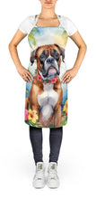 Load image into Gallery viewer, Boxer Luau Apron – Artist-Designed Kitchen, BBQ &amp; Craft Apron
