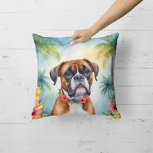 Load image into Gallery viewer, Boxer Luau Throw Pillow
