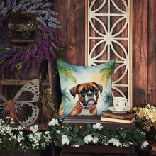Load image into Gallery viewer, Boxer Luau Throw Pillow