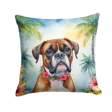 Load image into Gallery viewer, Boxer Luau Throw Pillow