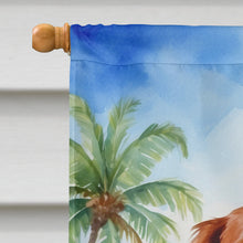 Load image into Gallery viewer, Brittany Spaniel Luau House Flag