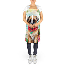 Load image into Gallery viewer, Brussels Griffon Luau Apron – Artist-Designed Kitchen, BBQ &amp; Craft Apron