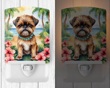 Load image into Gallery viewer, Brussels Griffon Luau Ceramic Night Light