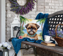 Load image into Gallery viewer, Brussels Griffon Luau Throw Pillow