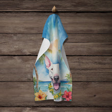 Load image into Gallery viewer, Bull Terrier Luau Kitchen Towel